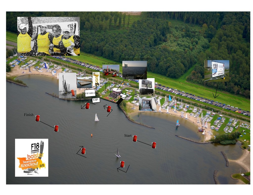 Overview of the Race Course - Bolster Teamrace Knockout © Mischa de Munck